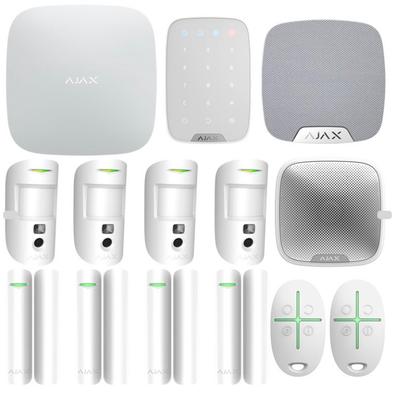 Kit alarma sin electricidad con Ajax Hub 2 y batería hasta 12 meses