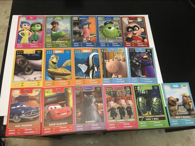 Milanuncios - 16cromos difíciles DisneyPixar Hipercor