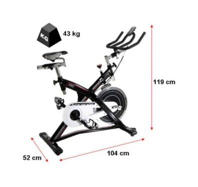 Bicicleta Ciclismo Indoor Maskhal Black Lite - Volante 6kg