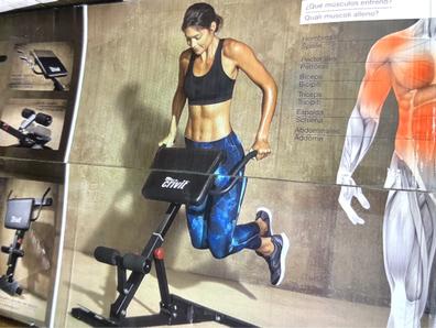  【Punto de EE.UU.】Banco de pesas plegable para ejercicios de  altura ajustable, banco de pesas ajustable para entrenamiento de cuerpo  completo, gimnasio en casa, banco de prensa de entrenamiento de : Deportes