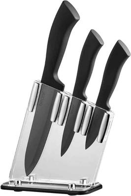   Basics Juego de cuchillos de cocina de 14 piezas con  cuchillas de acero inoxidable de alto carbono y juego de utensilios de  cocina antiadherentes, juego de 8 piezas y juego