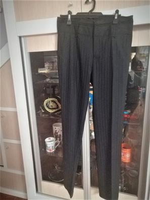 Pantalón vestir mujer ancho Negro. Zara talla 38 de segunda mano por 14 EUR  en Ibi en WALLAPOP