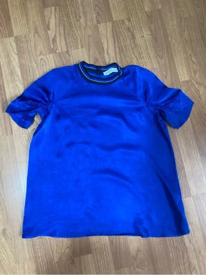 Camisa Satinada Camisa Negra Flecos Zara Camiseta Lencera Negra