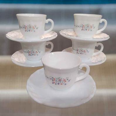 Vajilla 18 Piezas de Porcelana CARREFOUR HOME Helechos Gris