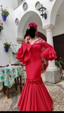 Vestido Flamenca Señora - Modelo Albero Rojo - PEDROCHE GITANA Y