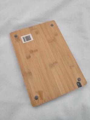 Tabla Cortar Cocina Redonda Hecha En Madera De Bambu 100% Con