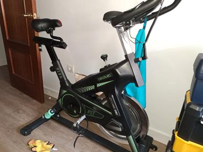 Cecotec Bicicleta Spinning Estática con Volante de Inercia de 25 Kg y  Sistema de Amortiguación UltraFlex 25. Silenciosa, Manillar y Sillín  Regulable, Pantalla LCD, Peso máximo 120 Kg : : Deportes y