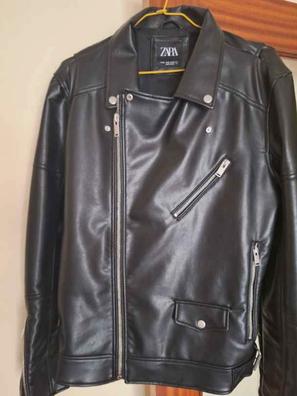 Chaquetas cuero zara online hombre