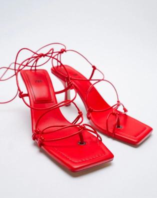 Sandalias rojas zara de segunda mano para mujer Milanuncios