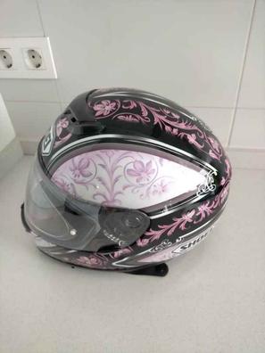 Casco Moto Integral Hombre con Visera Negra ECE Homologado Casco Moto  Modular con Pinlock Design y Visera Doble Cascos de Moto Mujer Abatible  Casco de Motocicleta Blanco B,S : : Coche y