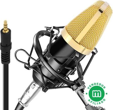 BOYA XLR - Micrófono condensador de estudio de diafragma grande, micrófono  de grabación vocal Phantom Power de 48 V para cantar podcast, proyecto Home