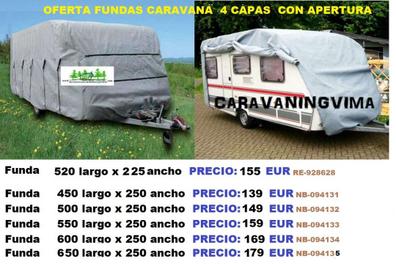 Funda Caravana 6,71 a 7,30 M Ancho 250 Gris
