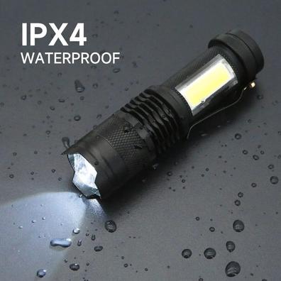 Linterna frontal LED recargable súper brillante, resistente al agua IPX4  con cargador, linterna ultra brillante lámpara de caza para correr, pesca