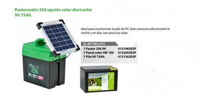 Pastor eléctrico a batería con Placa Solar ZBS50 - KIT