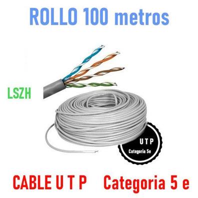 Cable de la longitud LSZH del profesional el 100M, rollo del