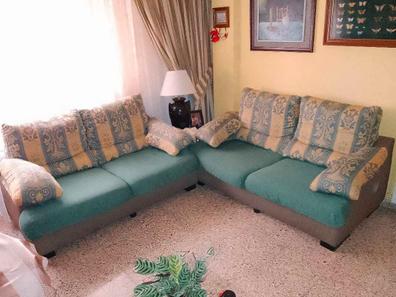 Fundas sofas 3 y 2 plazas ajustables lisas Sofás, sillones y sillas de  segunda mano baratos