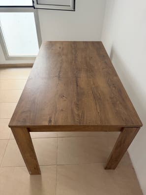 Tablero madera maciza mesa 200x100 de segunda mano | Milanuncios