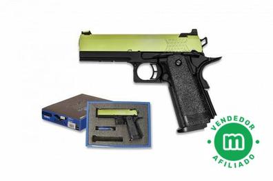  Pistola de gas verde Airsoft HI-CAPA 4.3 con cargador