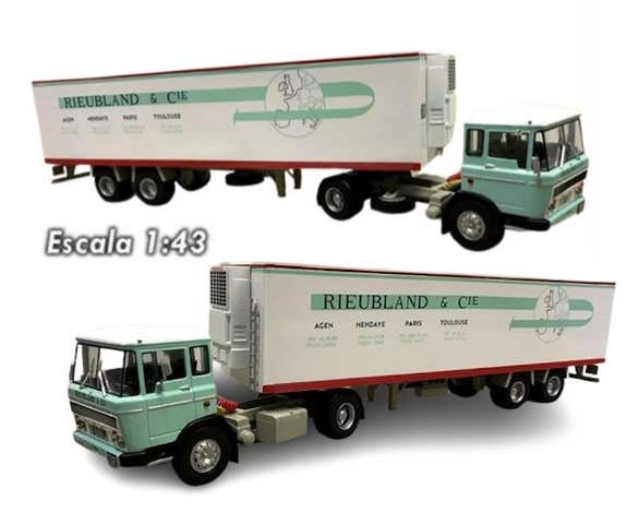 CAMION SEMI-REMORQUE DAF 2600 (1962/74) Transports Onatra 1/43 Neuf/Bo