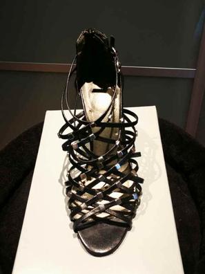 Sandalias Doradas Gloria Ortiz Sandalias Plateadas 2217 Tacones