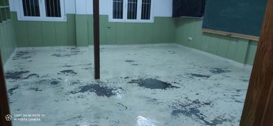 Rehabilitación de suelo de cocheras con resina epoxi, en Lorca.