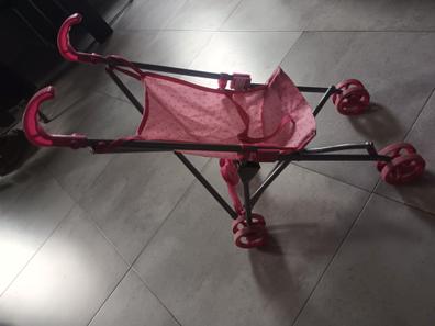  Nenuco - Sillita de metal, carrito de paseo de juguete de color  rosa y azul metálica, plegable para llevar a tu bebé Nenuco de paseo y  jugar con los muñecos, a