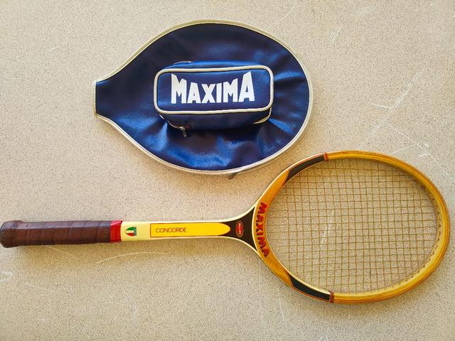 Raqueta tenis online madera