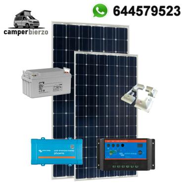 Kit solar Placa 160w Bateria 150ah agm Regulador 20a - Fotovoltaica Solar