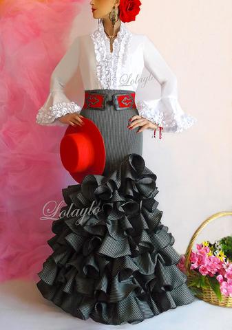 flecos – LOLAYLO. TRAJES DE FLAMENCA Y FALDAS DE SEVILLANA.