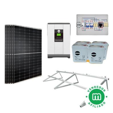 Kit solar vivienda aislada 500W- Fusión Energía Solar