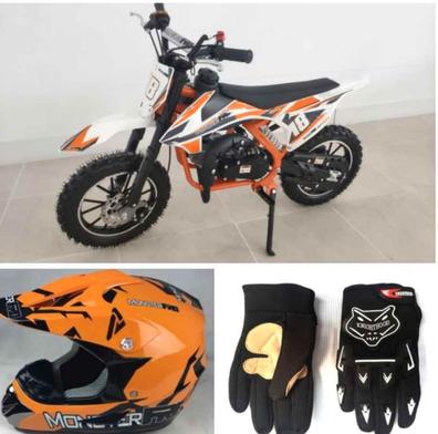 Guantes de motocicleta para niños y jóvenes, para todo terreno, ATV, Dirt  Pit Bike, guantes de dedo completo, guantes de motocross para niños