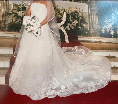 Rosa clara Vestidos y trajes de novia de segunda mano baratos en