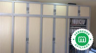 Armario archivador con puertas persiana para despachos y oficinas