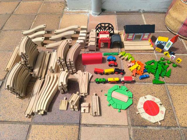 Juguete Tren De Madera De Lidl Milanuncios Tren Madera Ikea Y Lidl