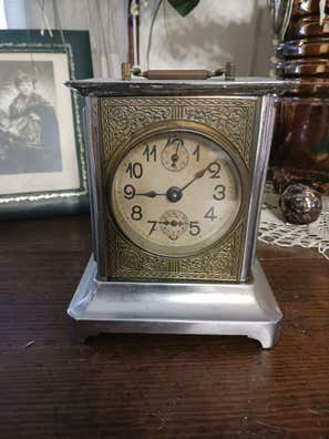 Antiguo reloj de sobremesa de onix de segunda mano Milanuncios