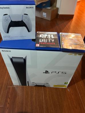 Consola ps5 sony playstation 5 edicion standard + dualsense negro + nba  2k23 + gran turismo 7 + ratchet & clank: una dimension..