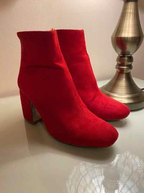 Botines rojos marypaz Zapatos y calzado de mujer de segunda mano