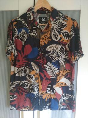 Camisa hawaiana pull and bear hot sale