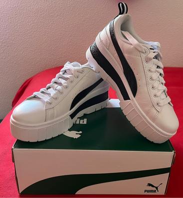 Zapatos puma rojos on sale de mujer segunda mano
