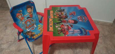 LIFEZEAL Juego de Mesa y Silla Infantil, Mesa con 2 sillas de plástico para  niños, Conjunto