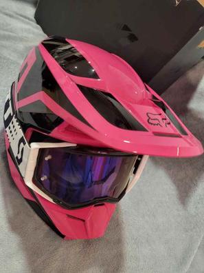 Casco cross niño Fox Racing V1 Pink Leed – Ropa de moto