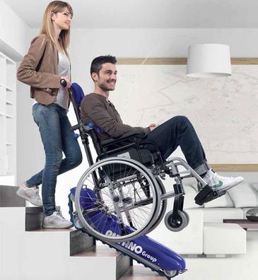 Salvaescaleras portátil para subir escaleras con la silla de ruedas -  Zonzini - Zonzini