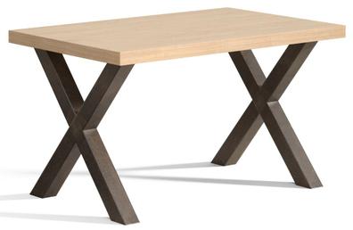 Pata para mesa en madera y metal de altura 72 cm, para cocina o comedor