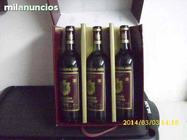 Milanuncios - Botellas vino marques de