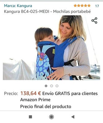 Mochilas y fulares portabebés de segunda mano baratos en Cornella de | Milanuncios