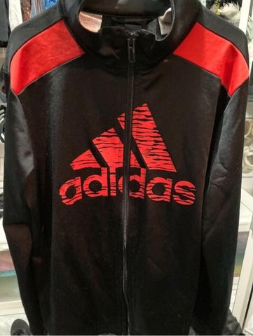 Sudadera adidas best sale roja niño