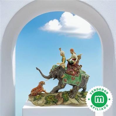 Figuras de elefantes Obras de arte y decoración de segunda mano barato