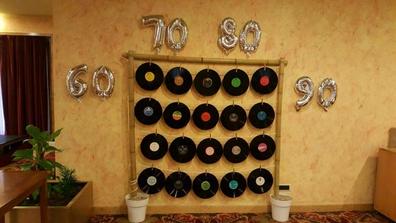 Discos de vinilo para decoración de pared, 8 piezas tamaño 12 pulgadas,  para decorar fiestas de