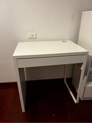 BEKANT Escritorio esquina izquierda, blanco, negro, 160x110 cm - IKEA
