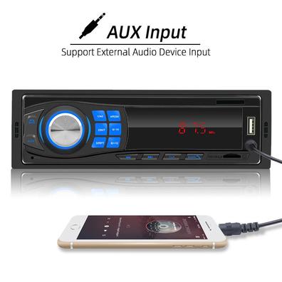 X5, Bluetooth, Transmisor FM para coche con pantalla LED, Cargador USB, Sistema de altavoz